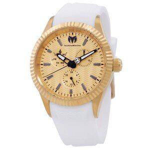 NWT Authentic Technomarine Sea Dream Gold-tone Dial Men's Watch